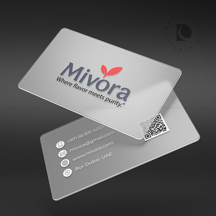 Frosted Plastic Cards